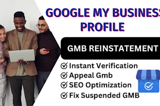reinstate suspended gmb listing, fix google my business profile issues