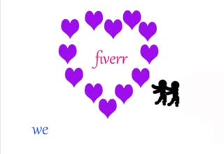 create a stopmotion video with aNiMaTed cartoon+heart promoting your website in a very cute and FUNNY way