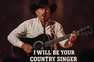 be your country singer, male demo vocal singer male country vocalist song writer