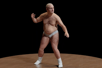 do 3d hyper realistic human character model metahuman avatar humanoid animation