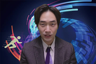 be a spoke person in english and korean