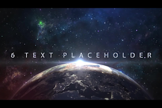 do cinematic planet earth space youtube trailer intro
