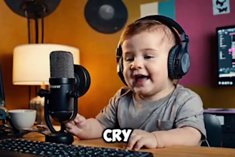 create a viral talking baby podcast babysitting baby names baby podcast store