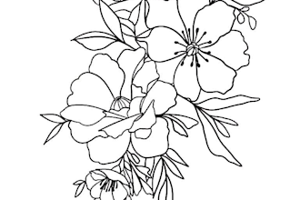draw your inked floreal tattoo in my style