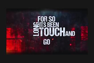 create a complete metal lyrics video