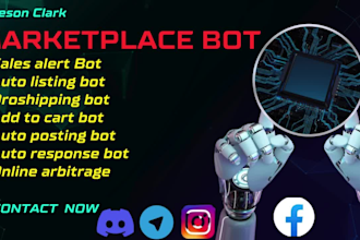 create a sales alert bot for amazon fba online arbitrage auto product tracking