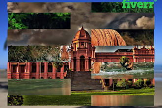 create amazing photo slideshow and text animation