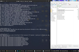 create custom web scrapers and save data to sql, json or API