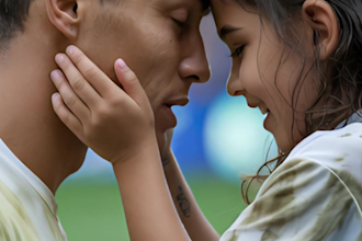 create ai poor ronaldo and messi video for youtube and tiktok