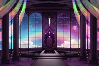 create an animated loop background in anime style