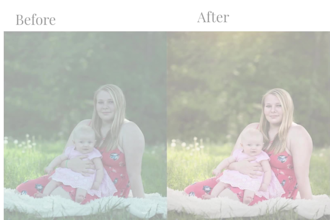 edit newborn baby, maternity photo retouch within 24 hours