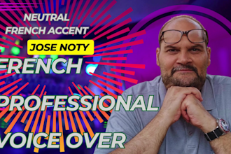 beautiful male voice over in french