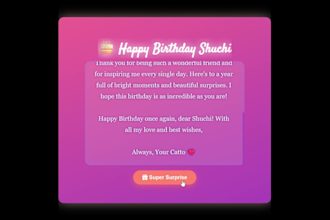 create birthday wishes, corporate, weddings, banners and websites
