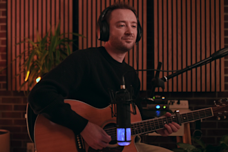 record beautiful stereo acoustic guitar tracks for your song