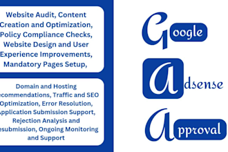 design google adsense approval guarantee service niche or wordpress website