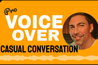 record conversational bilingual voice over us or spanish