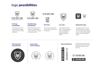 design strong brand style guide with logo