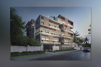 create 3d model and exterior rendering