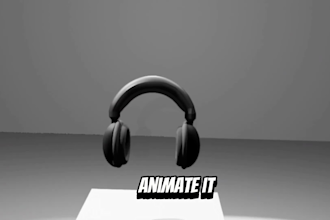 model game props or 3d product mockup design in blender