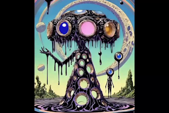 make a stunning ai generated trippy music video for your song, visual or content