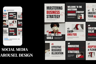 do carousel posts for instagram, social media posts