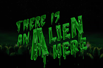 make horror blood dripping animation intro