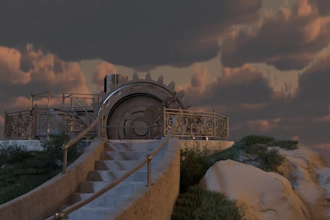 design 3d terrain environment, 3d environment animation, dynamic environment ue5