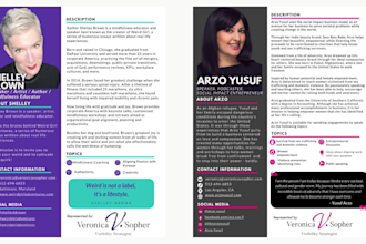 craft a PR speaker podcast 1 sheet media press kit