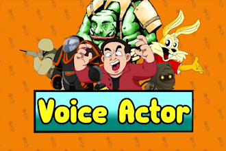 be a voice actor for your project