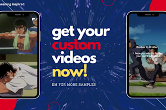 make viral anime style motivational reel, tiktok, shorts
