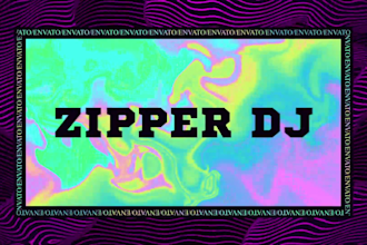 create animated vj dj visuals loop video for your logo intro or youtube intro