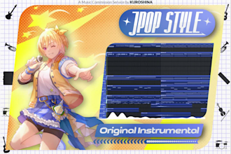 produce jpop anime style original song instrumental