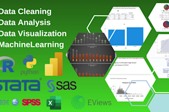 do analysis, machine learning using stata, spss, python or r