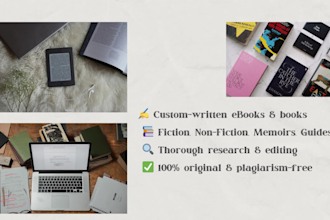 do book and ebook writing with compelling storytelling