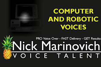 record your computer robotic voice over