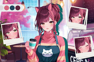 design custom pngtuber character for stream