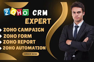 setup zoho campaign create  zoho form , automation and report