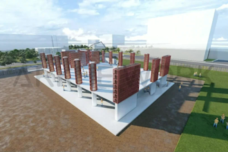 create architectural construction site phase animations