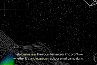 be your website content, copywriter, website copywrite for landing page