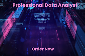 be your data analyst and statistician in python