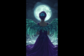 create a custom zodiac goddess portrait with intuitive digital illustration