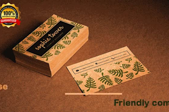 design outstanding business cards and stationary