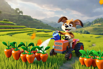 create 3d cartoon, youtube viral animals shorts video, animation for kids