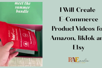 create an amazon or tiktok shop listing video