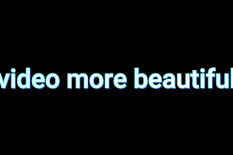 do custom fast and unique kinetic typography video