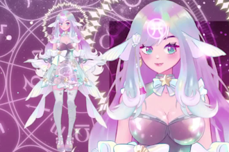 design live2d vtuber model, anime style , 2d vtuber rigging very cheap