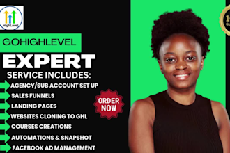 be your gohighlevel ghl expert ghl website, click funnel ghl automation workflow