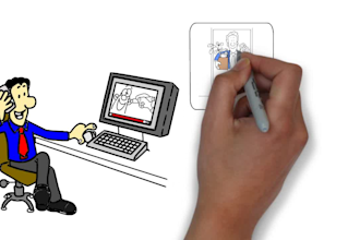create whiteboard and doodle, doodly explainer animation videos for you
