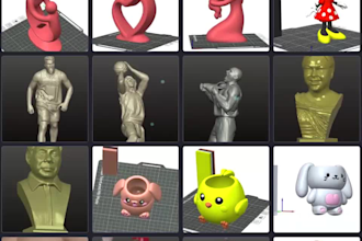 convert your sketch, image or concept into a 3d printable model for 3d printing