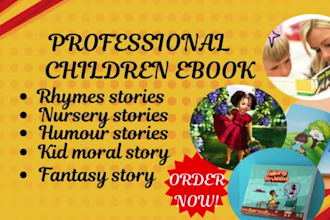 ghostwrite children ebook rhymes nursery stories humour stories kid moral story